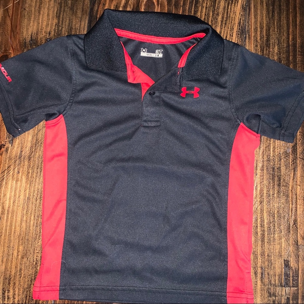 Boys under armor polo